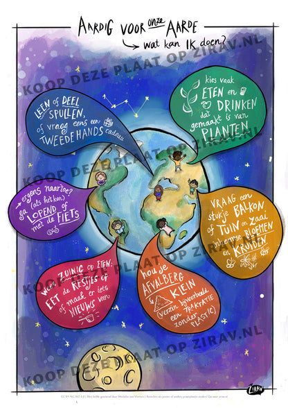 Praatplaat 'Aardig voor onze aarde: wat kan ik doen'